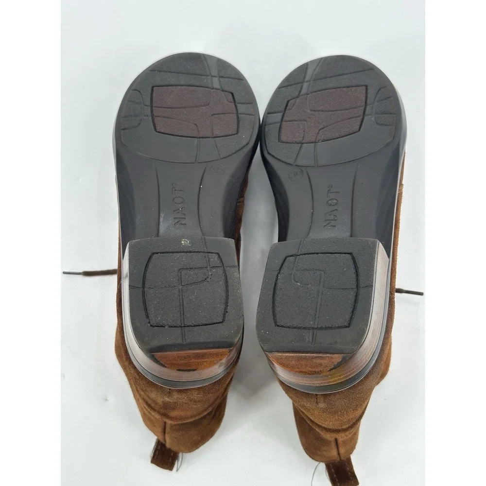 Naot Levanto Boots Women's Brown Suede Booties‎ Chukka Size EU 39/US 8-8.5